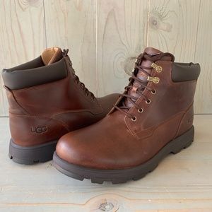 UGG STENTON COLD WEATHER WATERPROOF LEATHER/ SHEEPWOOL BOOTS, MEN US 13 …